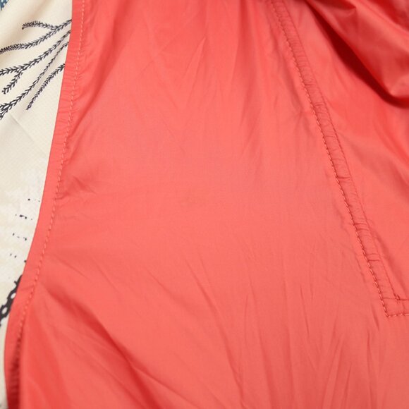 North Face Windwall 1/4 Zip Floral Fanorak Windbreaker Jacket Women's Size Small - Picture 3 of 7